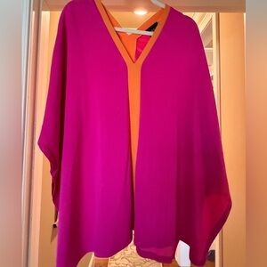 Vibrant Pink and Orange Women's Top